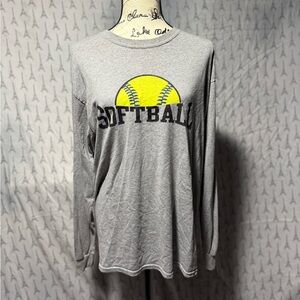 Gildan Gray Long Sleeve Shirt